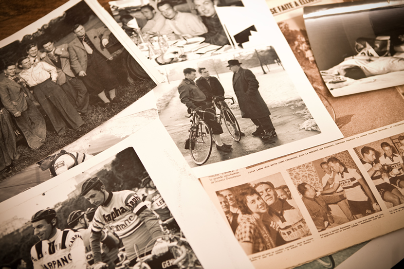 Image of part of Brians collecton of photos