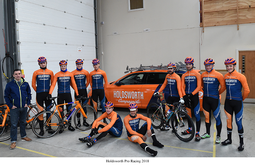 Image of Holdsworth pro racing team 2018